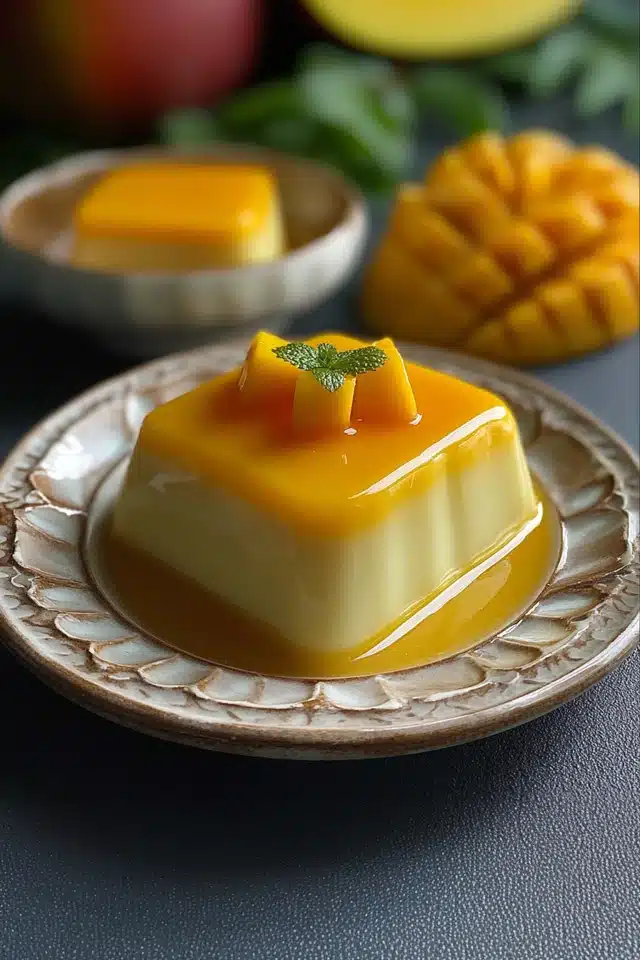 Chinese Mango Pudding: A Silky, Sunny Dessert with a Story